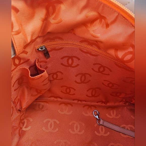 Chanel Cambon Line Large Tote Nude with Yellow C's - Picture 10 of 14